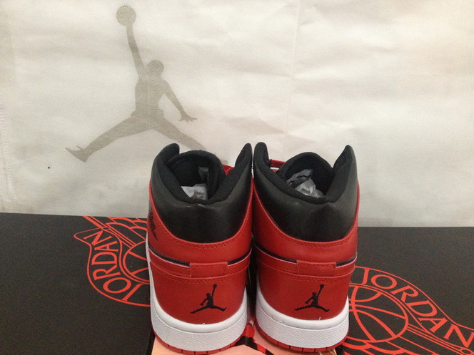 Air Jordan 1 Men Shoes Black/Red Online